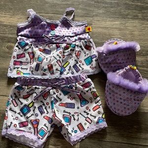 Build a bear Pajamas with slippers